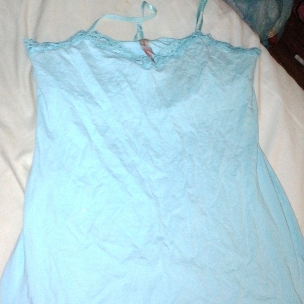 Blue tank top